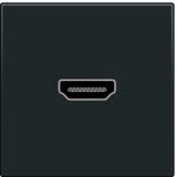Zásuvka HDMI-skrutkový konektor-BLACK COATED