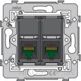 Spodok zásuvky 2xRJ45 UTP (netienené) CAT5 bez rozp. NEW
