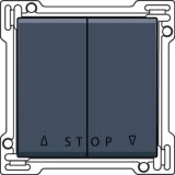 Kolíska žalúziového 2-tlačidla-ALU STEEL GREY
