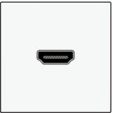 Zásuvka HDMI-skrutkový konektor-WHITE COATED